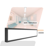 Luminária Painel Led 20x120 36w Sobrepor Retangular