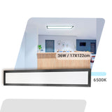 Luminária Painel Led 17x122 36w Embutir Retangular