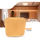 Plafon Led 23X23 18w Sobrepor Quadrado Borda Infinita