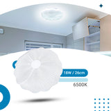 Plafon Led de Teto 26cm c/forma de Flor 18w