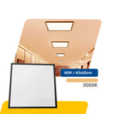 Luminária Painel Led 60x60 48w Sobrepor Quadrado