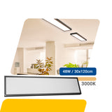 Painel Led 30x120 48w Sobrepor Retangular Luminária