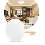 Plafon Led Borda Infinita 18w Redondo Sobrepor P/teto