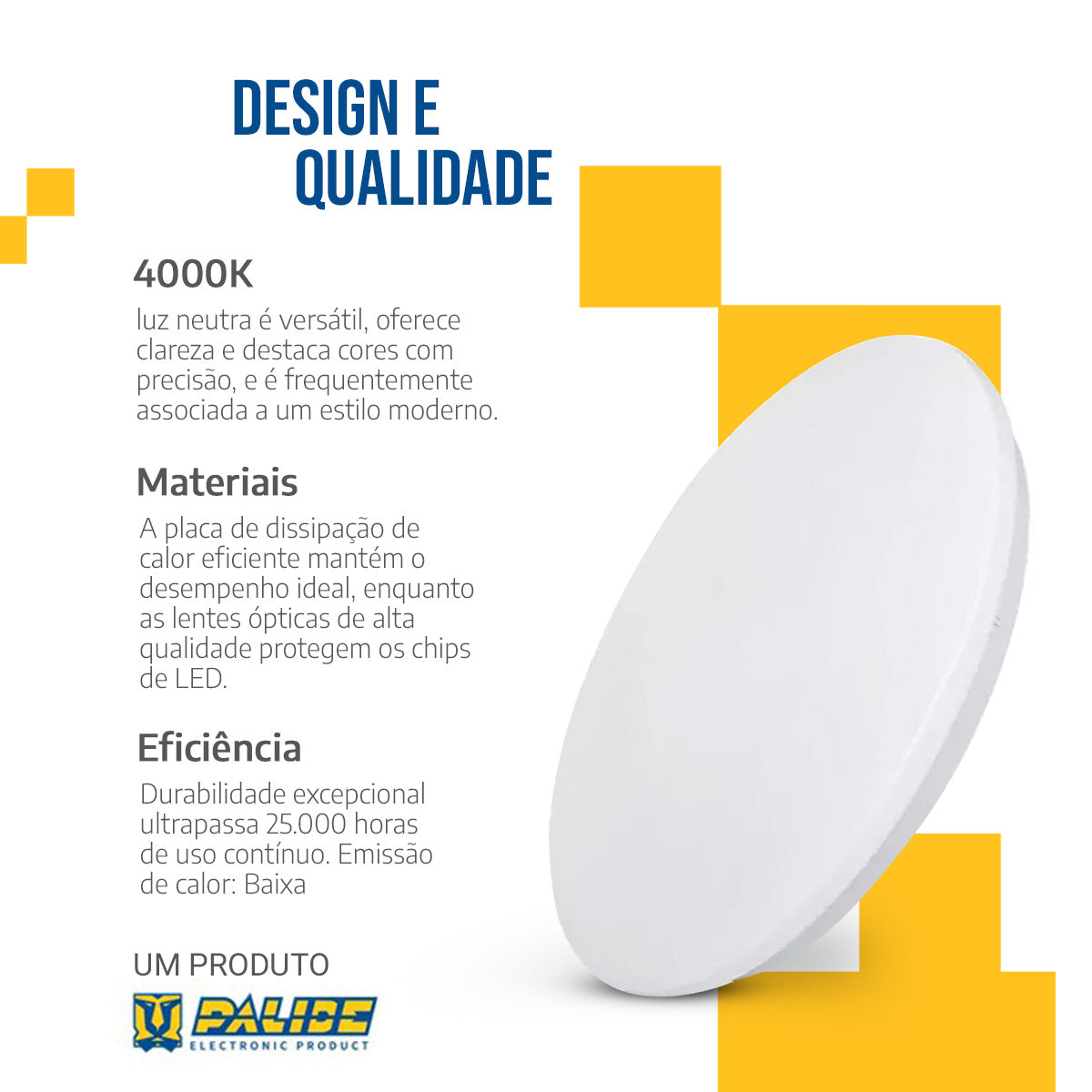 Plafon Led Borda Infinita 18w Redondo Sobrepor P/teto