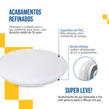 Plafon Led Borda Infinita 18w Redondo Sobrepor P/teto