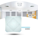 Plafon teto moderno 3D Diamante 18W Efeito Estrelado