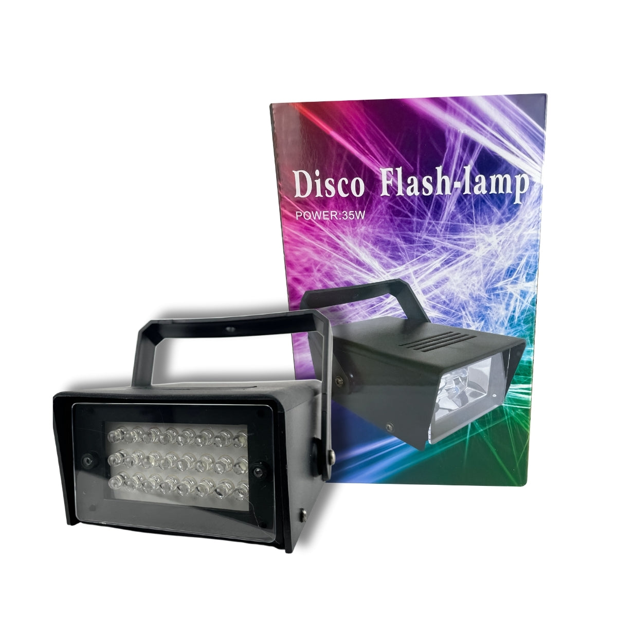 Mini Strobo LED efeito Flash 35W 24 Leds