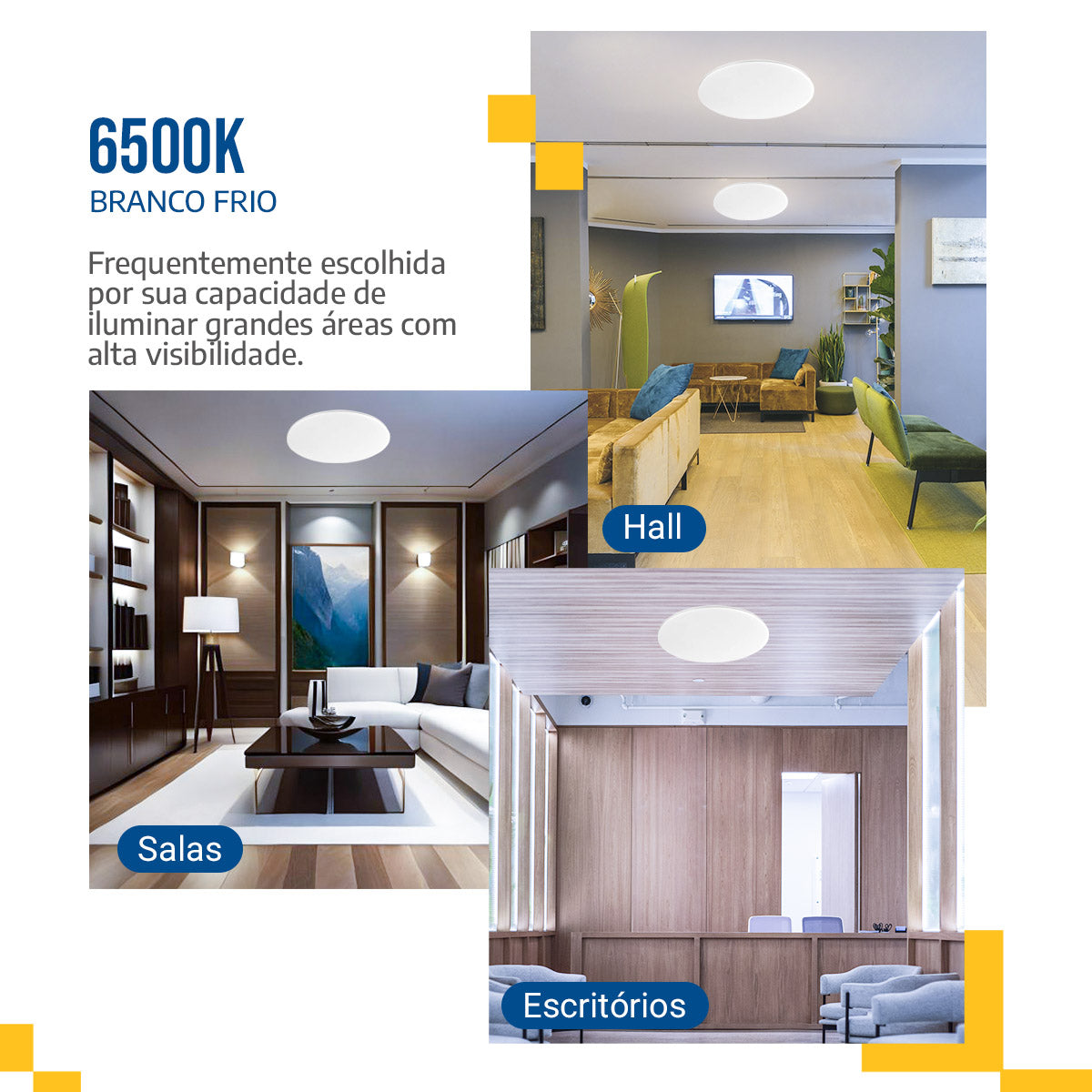 Plafon Led Borda Infinita 18w Redondo Sobrepor P/teto