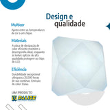 Plafon Teto moderno 3D Diamante Multicor 30-60w efeito estrelado