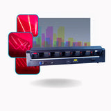 Ribalta Moving Laser Pan E Tilt  Saída 6 Saídas Laser