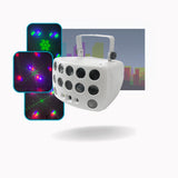 Multi Efeito Globo Led Rgbw Moving Strobo Laser Dmx 3 Efeito