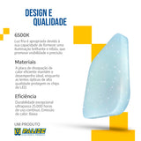 Plafon Led 23X23 18w Sobrepor Quadrado Borda Infinita