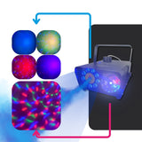 Máquina de Fumaça com Globo Multi Efeito e 9 LEDs