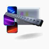 Ribalta Barra De Led Dmx 12w 18 Leds Rgb Turbinada Quadriled