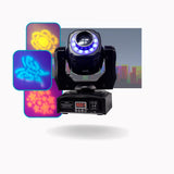 Moving Head Spot Led RGB 60w Globo + Disco De Cor Dmx Dj