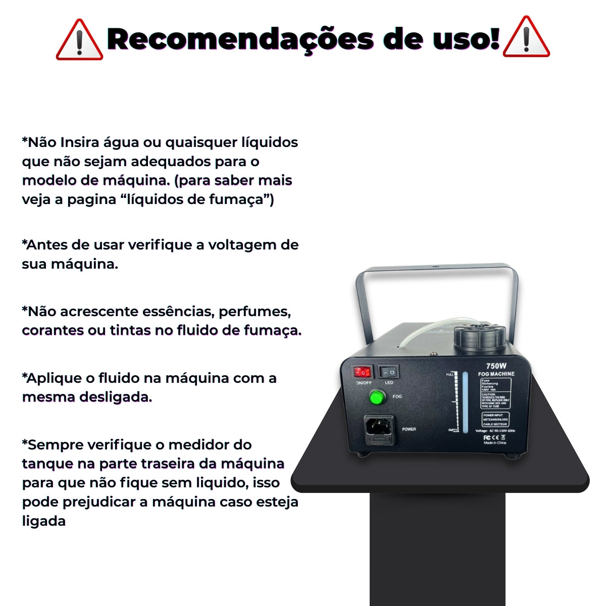 Máquina de Fumaça com Globo Multi Efeito e 9 LEDs