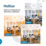 Plafon Teto moderno 3D Diamante Multicor 30-60w efeito estrelado