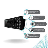 Mesa Iluminação Dmx 512 Controladora 192 Canais Cabo Dmx Bivolt