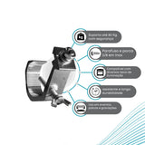 Garra Algema Gancho De Aço Para Moving Laser