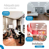 Luminária Painel Led 30x30 24w Embutir Quadrado