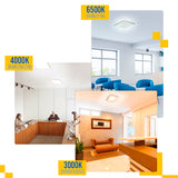 Luminária Painel Led 40x40 30w Sobrepor Quadrado