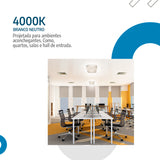 Plafon teto moderno 3D Diamante 18W Efeito Estrelado