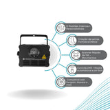 Mini Laser Holografico Rgb Multicor Para Festa Balada