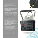 Máquina de Neve Artificial 1800W com LED RGB