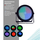 Canhão Refletor Rgb 173 Led Smd Digital Dmx 80w Strobo