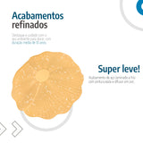 Plafon de Teto led multicor 38cm c/forma de flor 24w