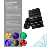 Canhão Retro Strobo Rgbw+Ambar 90w Dmx Profissional