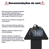 Máquina de Fumaça 1200w Iluminação Rgb Controle Sem Fio