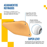 Plafon Led 33x33 25W Sobrepor Quadrado Borda Infinita