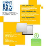 Luminária Painel Led 40x40 30w Sobrepor Quadrado