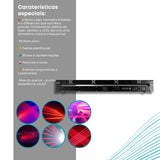 Barra de Laser Vermelho 8 saidas Laser Dmx Para Eventos exclusivos