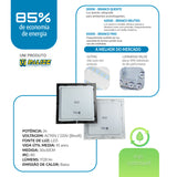 Luminária Painel Led 30x30 24w Embutir Quadrado