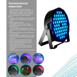 Canhão Refletor Par Led 54 Leds 3w Real Rgb