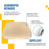 Plafon Led 23X23 18w Sobrepor Quadrado Borda Infinita