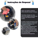 Máquina de Fumaça com Globo Multi Efeito e 9 LEDs
