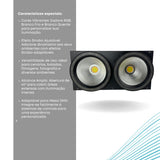 Mini Brut Led 200w RGB e Branco Frio Branco Quente Strobo Dmx