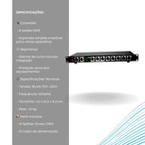 Spliter Divisor DMX Inteligente Com 8 Saídas