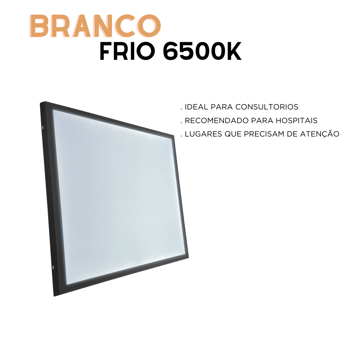 Luminária Painel Led 60x60 48w Sobrepor Quadrado