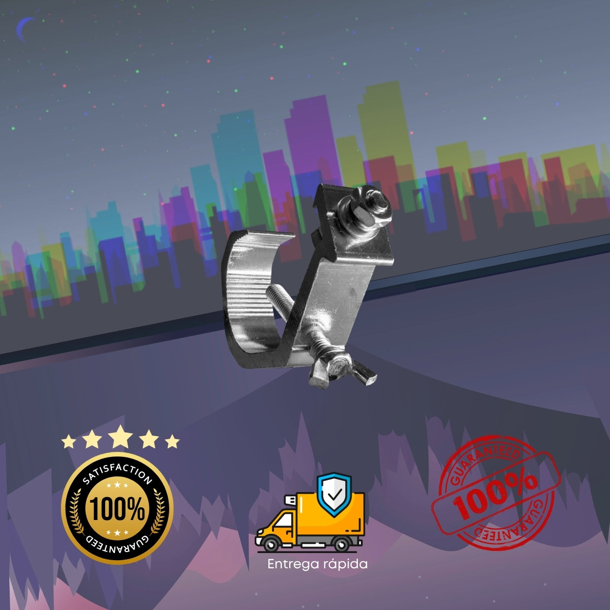 Garra Algema Gancho De Aço Para Moving Laser