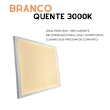Luminária Painel Led 60x60 48w Sobrepor Quadrado