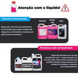 Máquina de Fumaça com Globo Multi Efeito e 9 LEDs