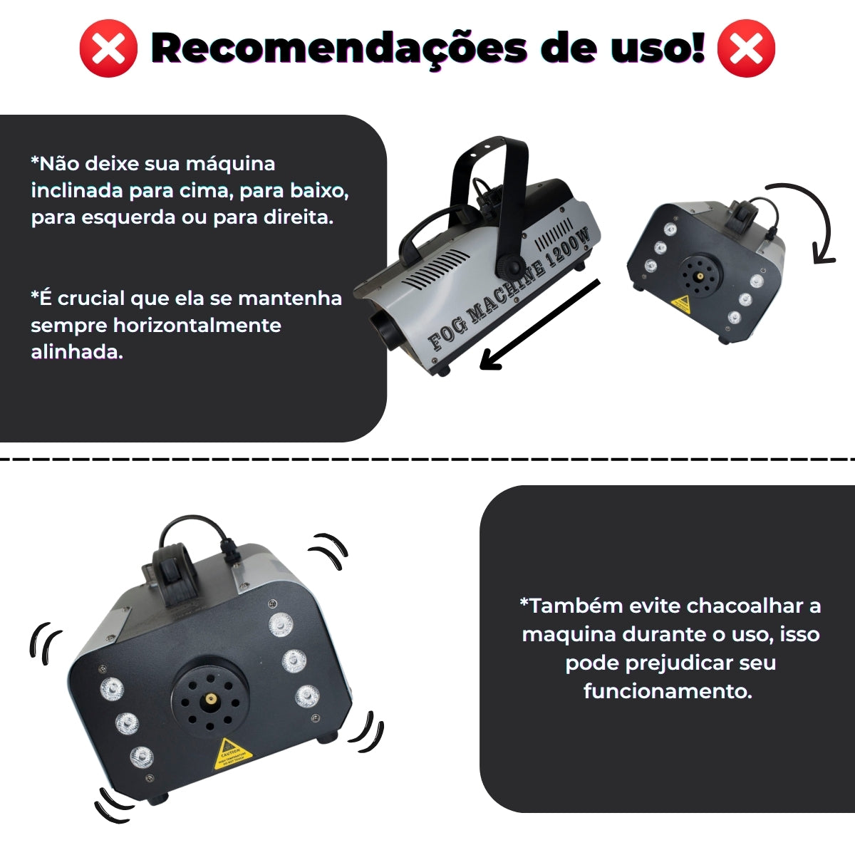 Máquina de Fumaça 1200w Iluminação Rgb Controle Sem Fio