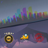 Moving Led 5 Head Rgbw Ambar Strobo Multi direcional