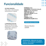 Plafon Led de Teto 26cm c/forma de Flor 18w