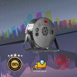 Canhão Refletor 12 Leds RgbW e efeito UV Dmx Dj 5 em 1 Profissional