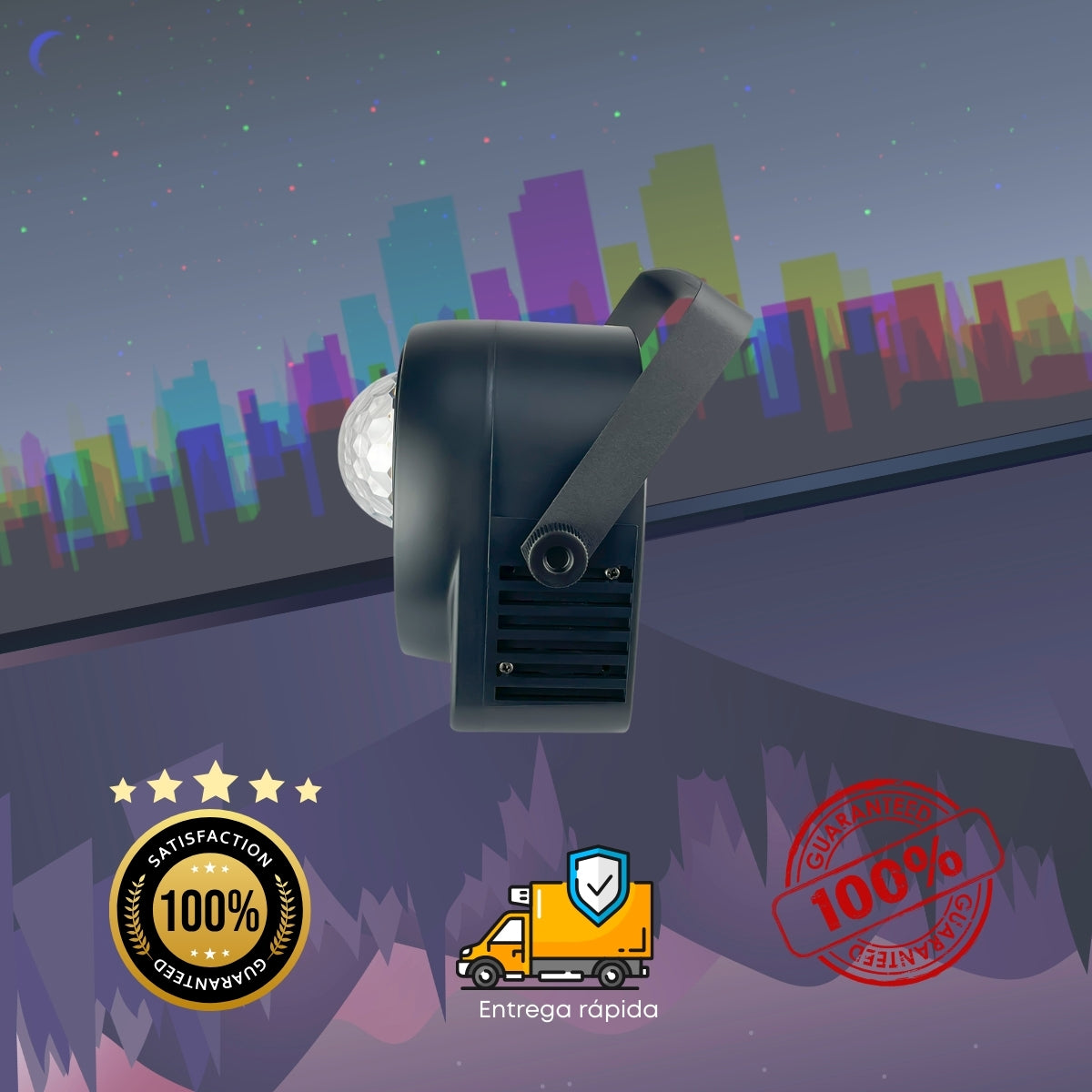 Globo Multi Efeito 35W Bola Maluca RGBW 3 Em 1